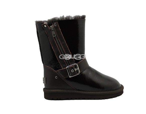 Short Blaise Lacquer Chocolate 