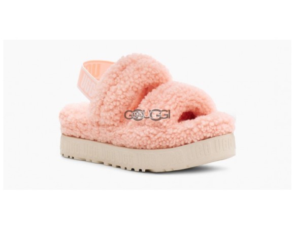 Oh Fluffita Slide Pink Dusk