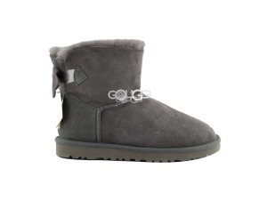 Mini Bailey Bow Medallion Grey 