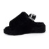 Ugg Fluff Yeah Slide Black