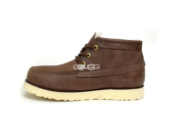 Campout Chukka Leather Chocolate