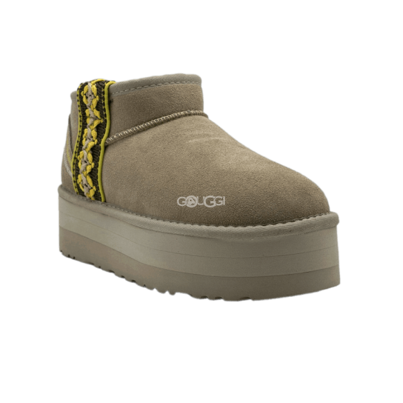 Classic Ultra Mini Braid Plat Boot Sand