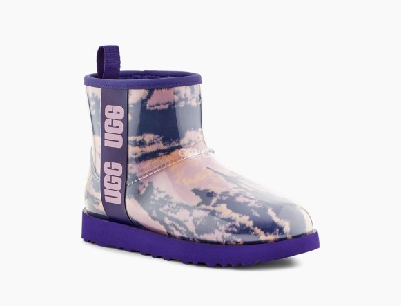 Classic Clear Mini Natural Marble - Violet Night