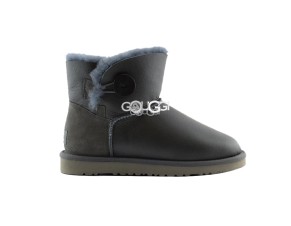 Bailey Button Mini Metallic Grey