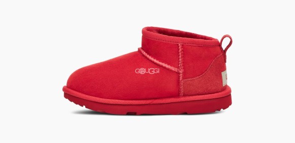 Ugg Kids Ultra Mini Samba Red