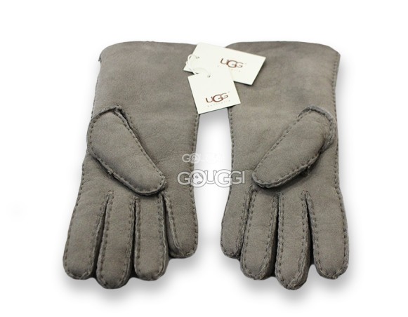 Женские удлиненные перчатки UGG Light Grey - 10029 