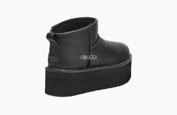 UGG Classic Ultra Mini Platform Metallic Black
